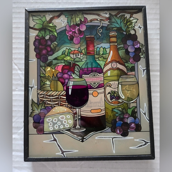 Amia Studios 3" × 4" Hand-Painted Glass Photo Frame (R0710) - Picture 3 of 9